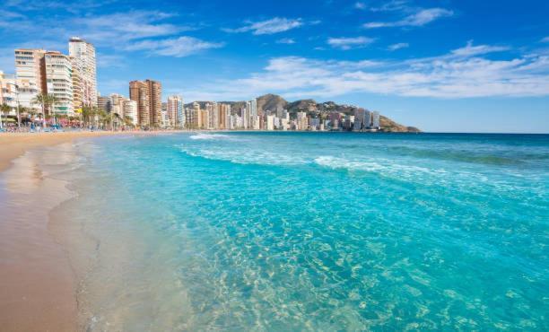 Appartamento Sunset Waves Benidorm Sea View Esterno foto